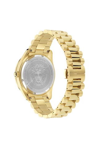 Reloj de cuarzo de acero - Dorado y negro
