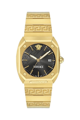 Reloj de cuarzo de acero - Dorado y negro