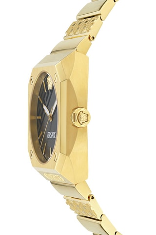 Reloj de cuarzo de acero - Dorado y negro