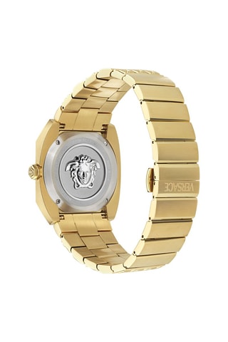 Reloj de cuarzo de acero - Dorado y negro