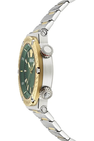 Reloj de cuarzo de acero - Plateado y dorado