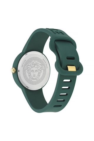 Reloj de cuarzo de silicona - Verde