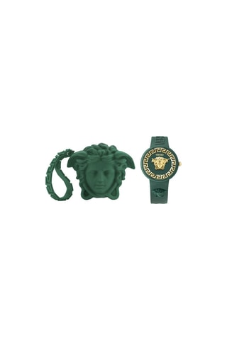 Reloj de cuarzo de silicona - Verde