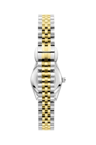 Reloj de cuarzo de acero - Plateado y dorado