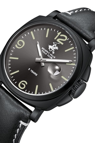 Reloj de piel - Negro