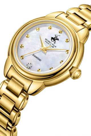 Reloj bañado en oro amarillo - Dorado
