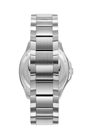 Reloj de cuarzo de acero - Plateado