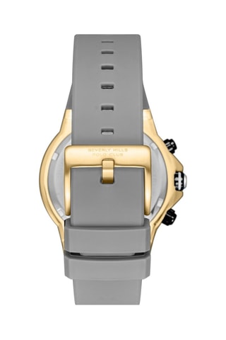 Reloj de cuarzo de silicona - GMT - Gris y negro