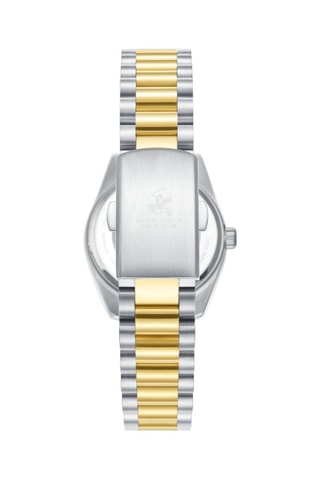 Reloj de cuarzo de acero - Plateado y dorado