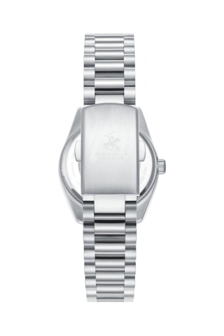 Reloj de cuarzo de acero - Plateado y rosa
