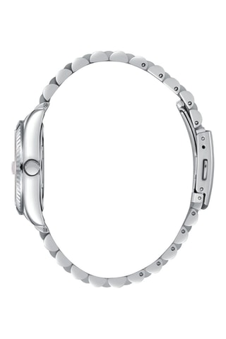 Reloj de cuarzo de acero - Plateado y rosa