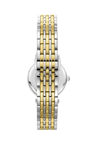 Reloj de cuarzo de acero - Plateado y dorado