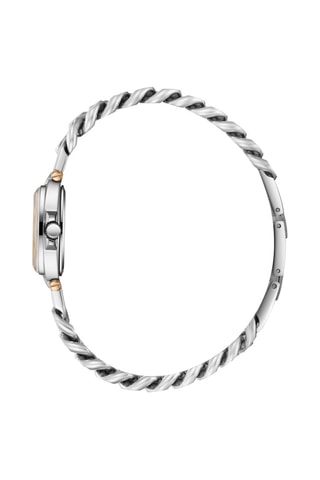 Reloj de cuarzo de acero - Plateado y rosa dorado