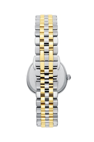 Reloj de cuarzo de acero - Plateado y dorado