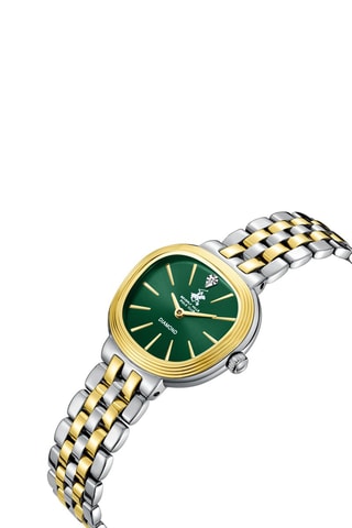 Reloj de cuarzo de acero - Plateado y dorado