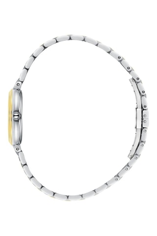 Reloj de cuarzo de acero - Plateado y dorado