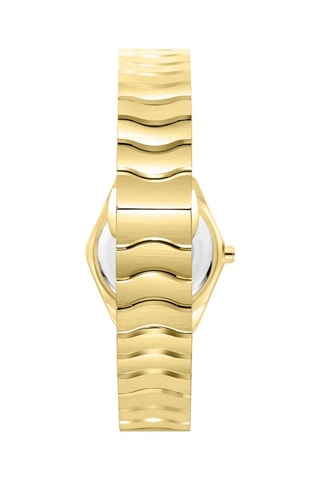 Reloj de cuarzo de acero - Dorado y plateado
