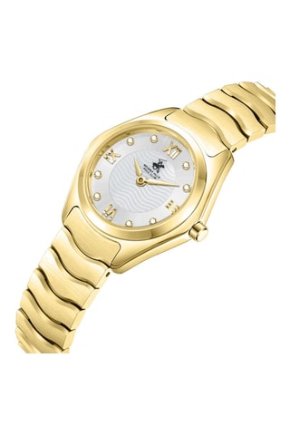 Reloj de cuarzo de acero - Dorado y plateado