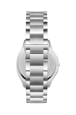 Reloj de cuarzo de acero - Plateado y verde