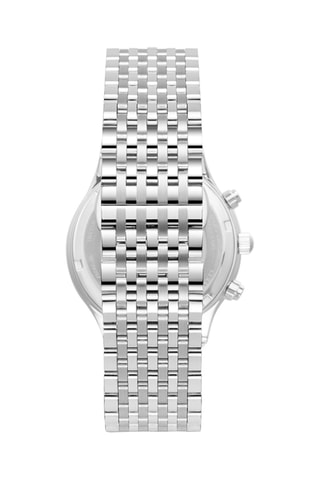 Reloj de cuarzo de acero - Plateado y azul