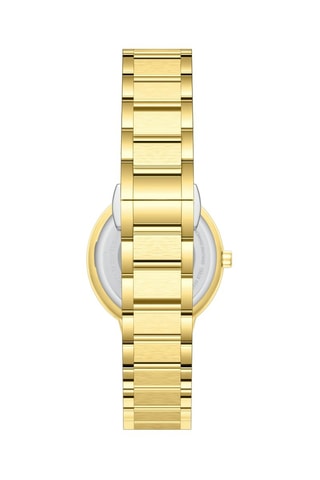 Reloj de cuarzo de acero - Dorado y plateado
