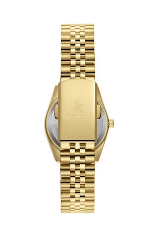 Reloj de cuarzo de acero, cerámica y nácar - Dorado y rosa