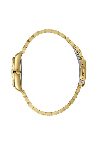 Reloj de cuarzo de acero, cerámica y nácar - Dorado y rosa