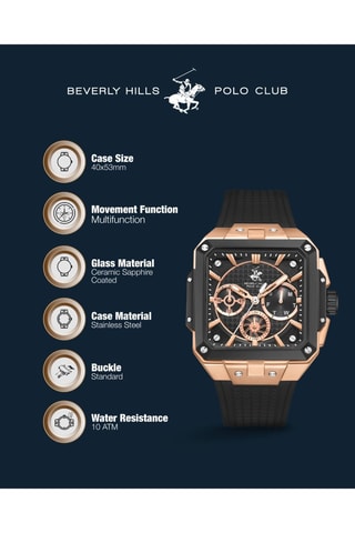 Reloj de silicona - Negro