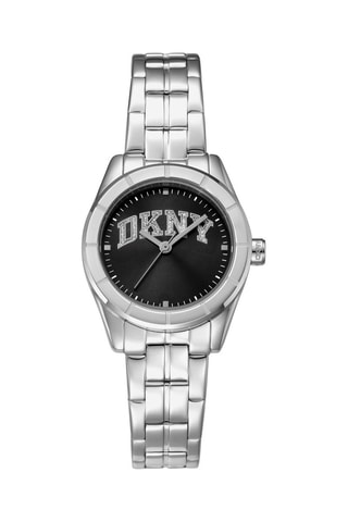 Reloj de cuarzo de acero - Plateado y negro