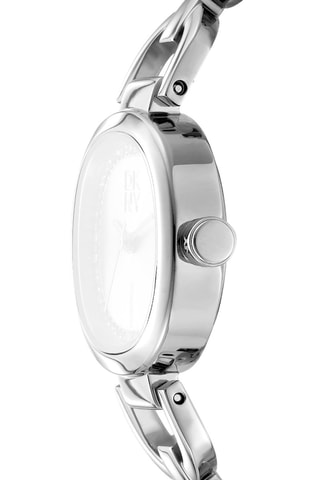 Reloj de cuarzo de acero - Plateado y negro