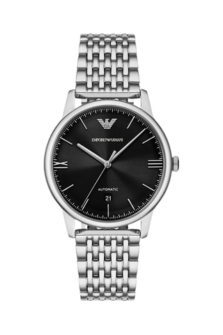 Reloj automático de acero - Plateado