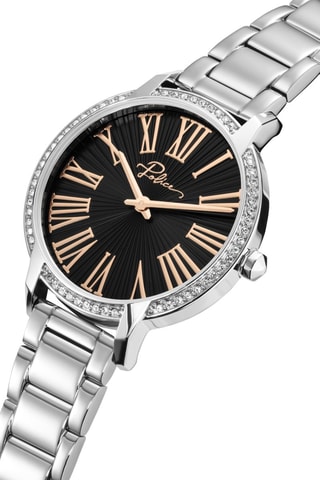 Reloj de cuarzo de metal - Plateado