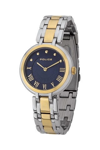 Reloj de cuarzo de acero - Plateado y dorado
