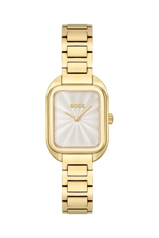 Reloj de cuarzo de acero - Dorado