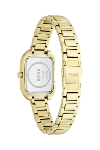Reloj de cuarzo de acero - Dorado