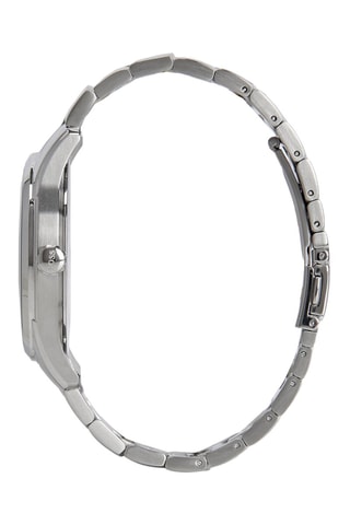 Reloj de cuarzo de acero - Plateado y azul