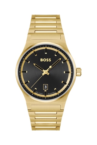 Reloj de cuarzo bañado en oro amarillo