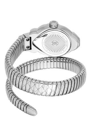Reloj de cuarzo de acero - Plateado