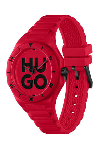 Reloj de cuarzo de silicona - Rojo