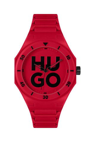 Reloj de cuarzo de silicona - Rojo