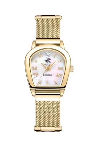 Reloj de cuarzo de metal - Dorado
