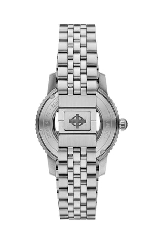 Reloj automático de acero - Plateado y negro
