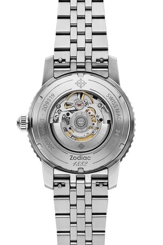 Reloj automático de acero - Plateado y negro
