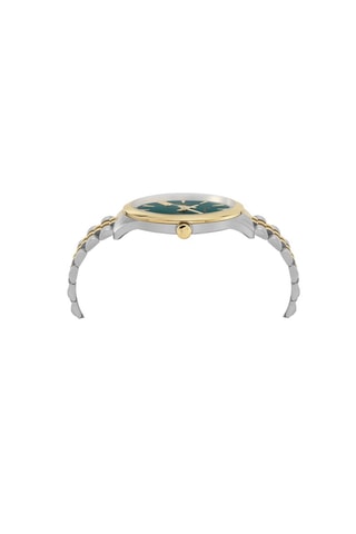 Reloj de cuarzo de acero - Plateado y dorado