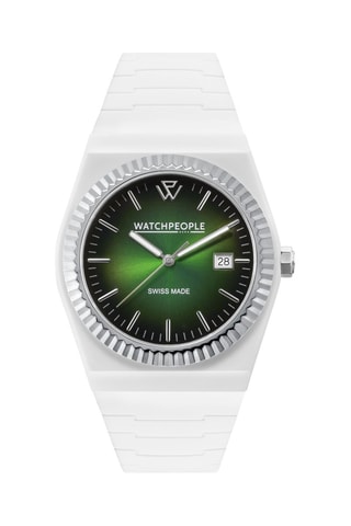 Reloj de cuarzo de silicona ICE boliday - Blanco y plateado