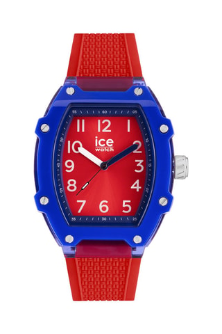 Reloj de cuarzo de silicona ICE Boliday Kids - Rojo y azul