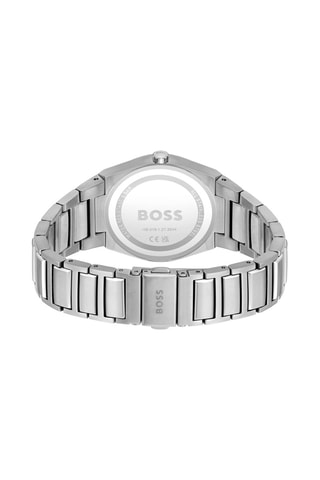 Reloj de cuarzo de acero - Plateado