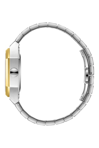 Reloj automático de metal y bañado en oro amarillo