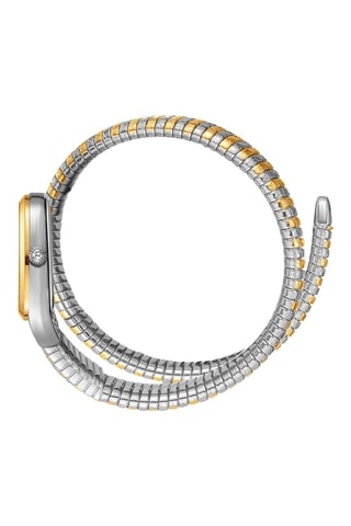 Reloj de cuarzo de metal - Plateado y dorado