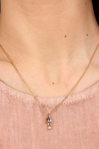 Collar - Plata y circones
